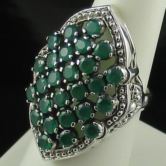 Nicky Butler 2.60ct Green Chalcedony Ring - Picture 7 of 8
